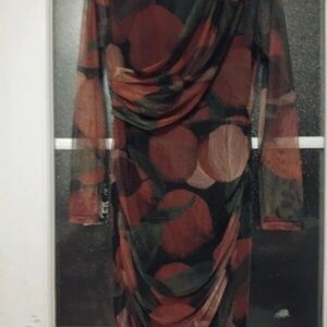Chic Autumnal Long Sleeve Dress